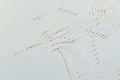 An abstract visualisation of AI.